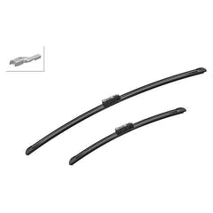 Jeu de balais d’essuie-glace Bosch Aerotwin Flatblade A543S