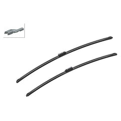 Jeu de balais d’essuie-glace Bosch Aerotwin Flatblade A944S