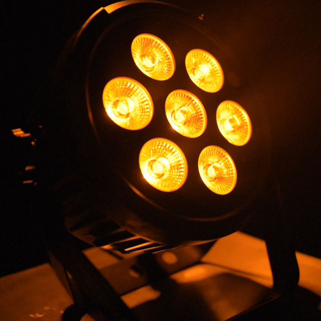 Light4Me Black PAR 7x10W RGBWA