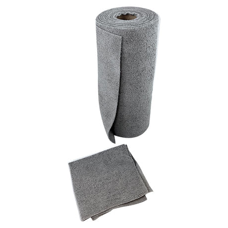 Chiffons en microfibre en rouleau, 30x30 cm, 180 g/m², 50 pièces