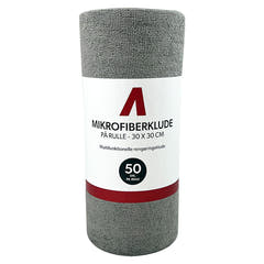 Chiffons en microfibre en rouleau, 30x30 cm, 180 g/m², 50 pièces