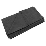 Chiffon en microfibre, 40x40cm, 330gsm, 10 pièces Noir