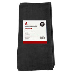 Chiffon en microfibre, 40x40cm, 330gsm, 10 pièces Noir