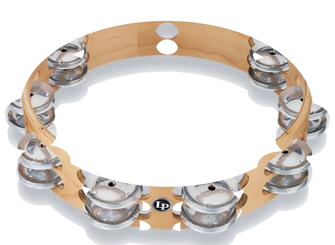 Latin Percussion tambourin Pro 10 in à double rangée - LP380B-AL (LP380B-AL)