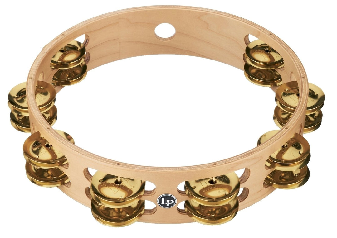 Latin Percussion Tambourin Pro 10 in Double Row - LP380B-BR (LP380B-BR)