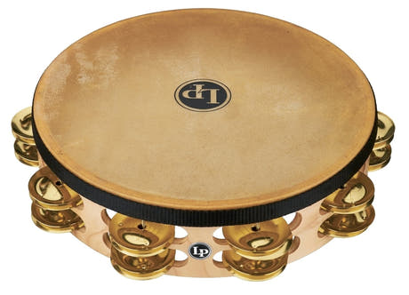 LP Pro LP384-BR 10", laiton, double rangée, avec peau