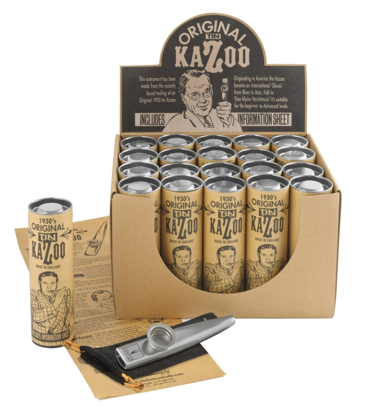 GEWA Kazoo - silver coloured