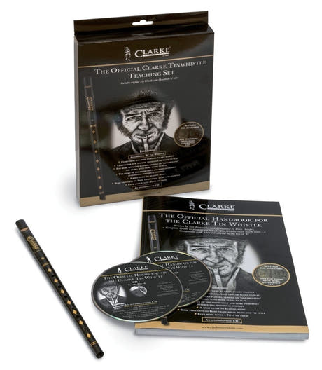Tin whistle Clarke Original en ré, kit de démarrage avec manuel et CD