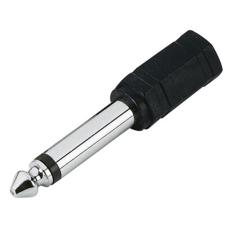 Adaptateur Jack Mono 3,5 mm Femelle vers Jack Mono 6,3 mm
