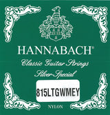 Hannabach Strings for classic guitar Serie 815 Low tension Silver special - low tension (815LTGWMEY)