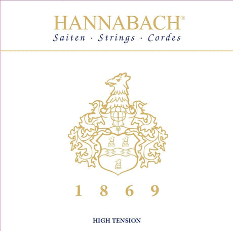 Hannabach Strings for classic guitar Serie 1869 Carbon/Gold HT - Set (1869HT)