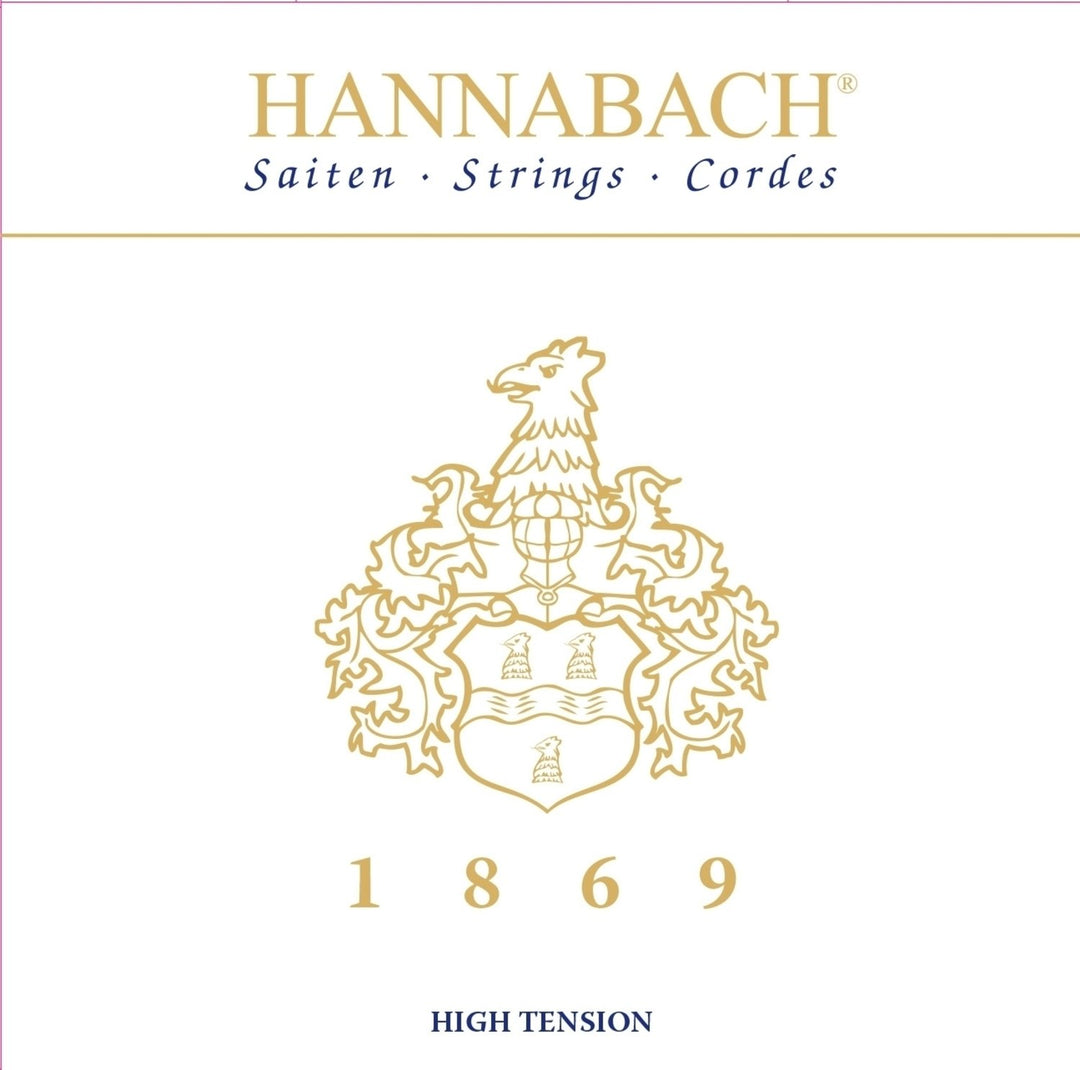 Hannabach Strings for classic Guitares Serie 1869 Carbon/Gold HT - 3pc Bass Set (18697HT)