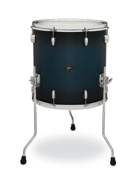 Gretsch Renown Maple tom basse 16" x 16", Satin Antique Blue Burst