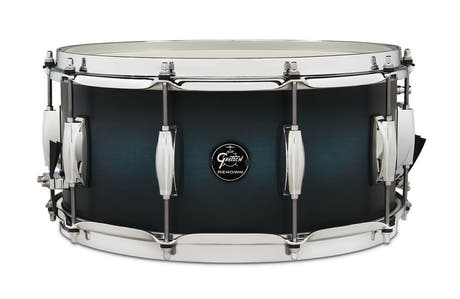 Gretsch Renown Maple caisse claire 14" x 6,5", Satin Antique Blue Burst