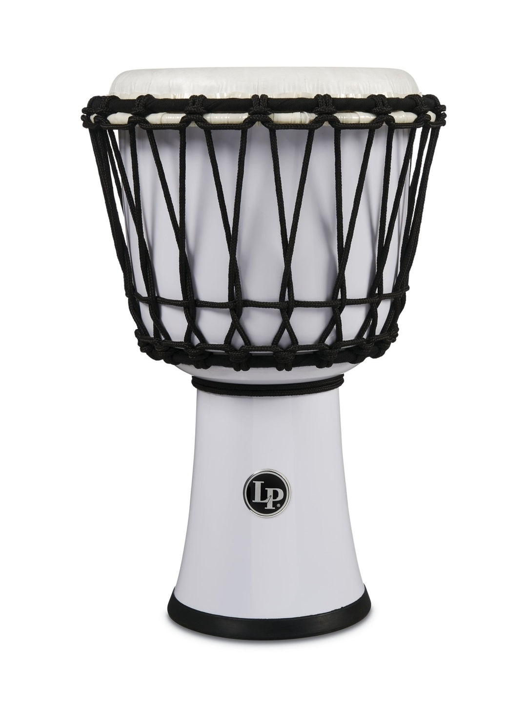 Djembe Latin Percussion World 7-inch accordage par corde Circle - White (LP1607WH)