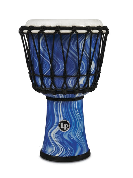 LP Marble djembés 7", Bleu marbré