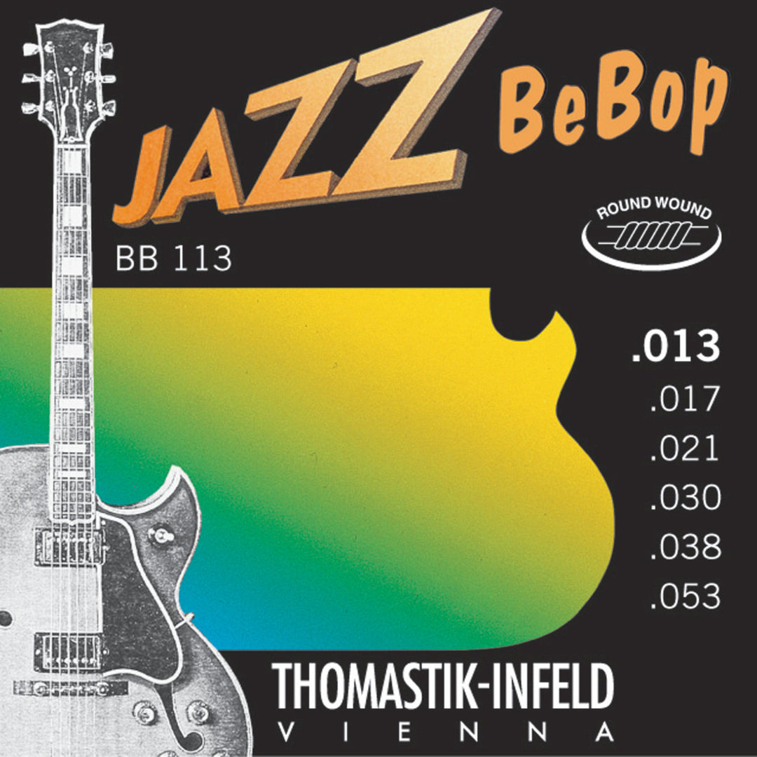 Cordes Thomastik-Infeld pour guitare électrique Jazz BeBob series nickel round wound - Set 013rw (BB113)