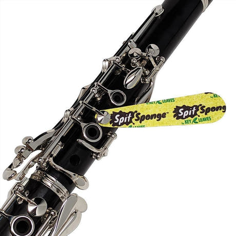 Key Leaves Spit Sponge laine de nettoyage pour clarinette, hautbois et flûte
