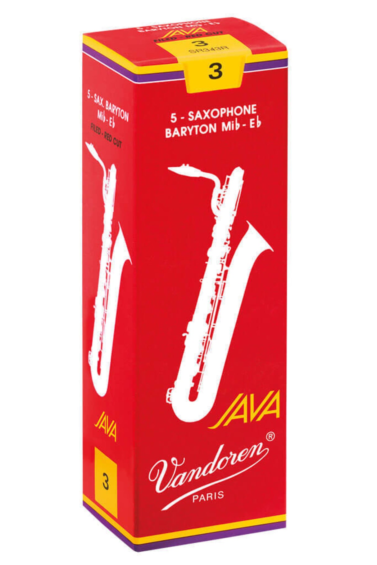 Vandoren Reeds Baritone Saxophone Java Filed Red - 3