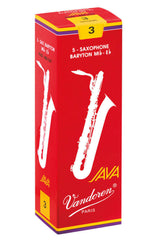 Vandoren Reeds Baritone Saxophone Java Filed Red - 3 1/2