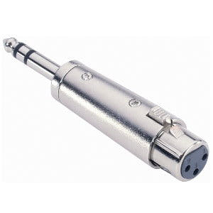 Adaptateur Audio Stik 6.3 mm Jack Stéréo Mâle vers XLR Femelle