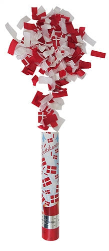 Canons à Confetis Håndholdt (Rouge, Blanc, 30cm)