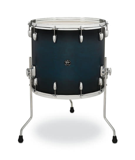 Gretsch Renown Maple tom basse 18" x 16", Satin Antique Blue Burst