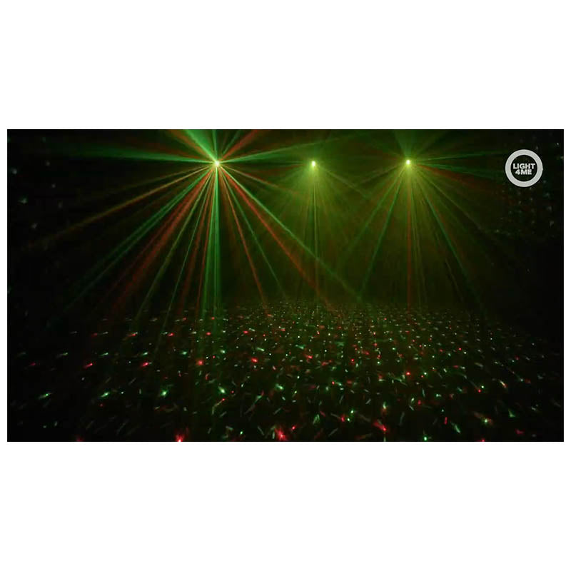 LIGHT4ME T-BAR LED PAR BLOMSTERKUGLE LASER UV STROBE éclairage de discothèque multieffet