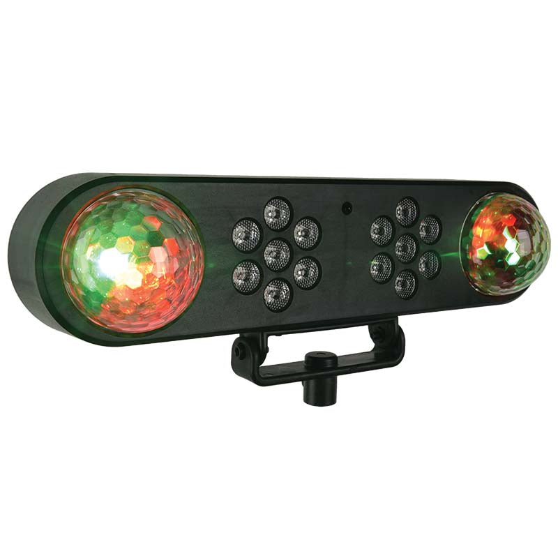 LIGHT4ME MAGIC BAR effet boule à facettes LED PAR + stand + télécommande