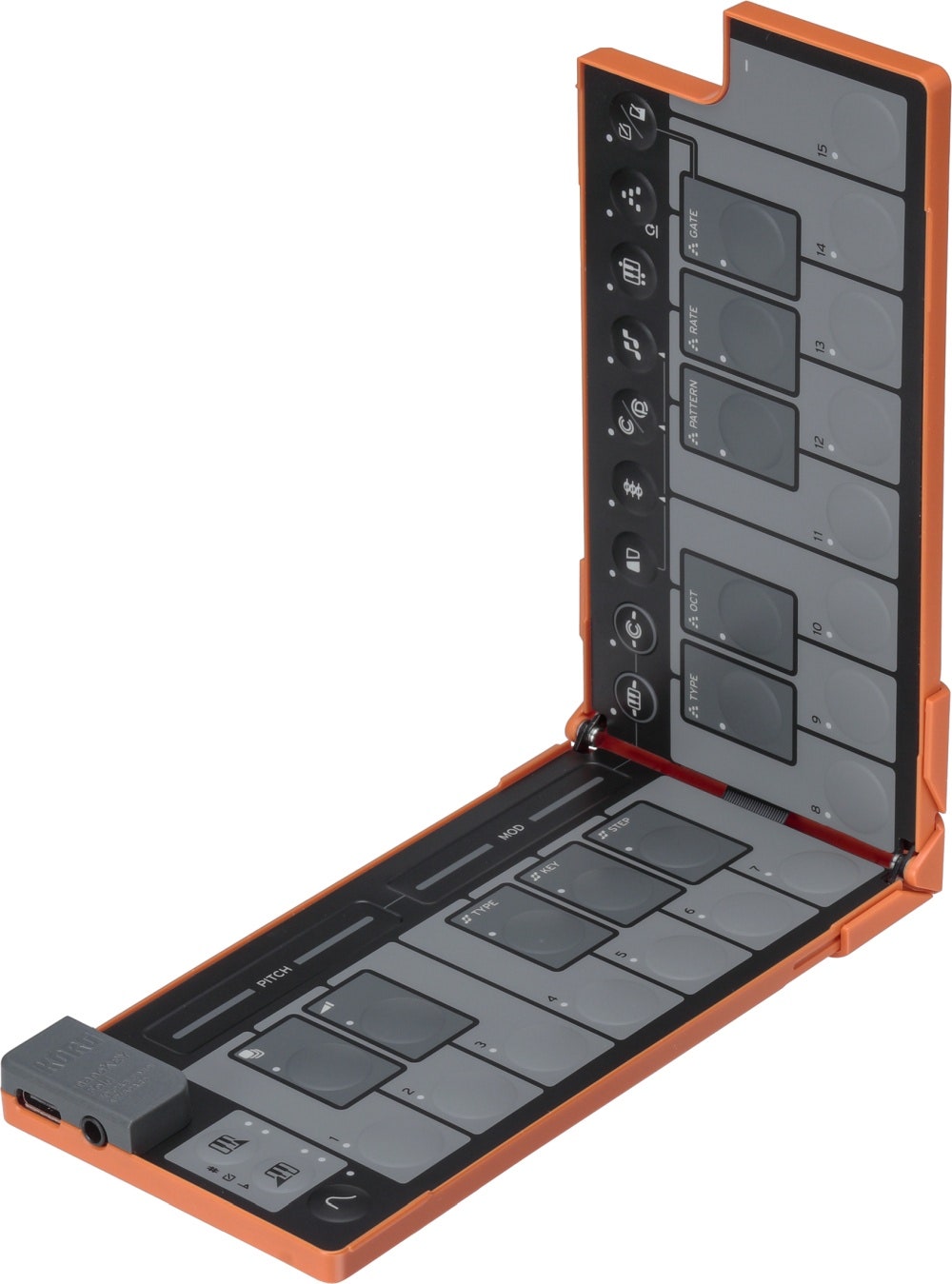 KORG nanoKEY Fold Orange lave