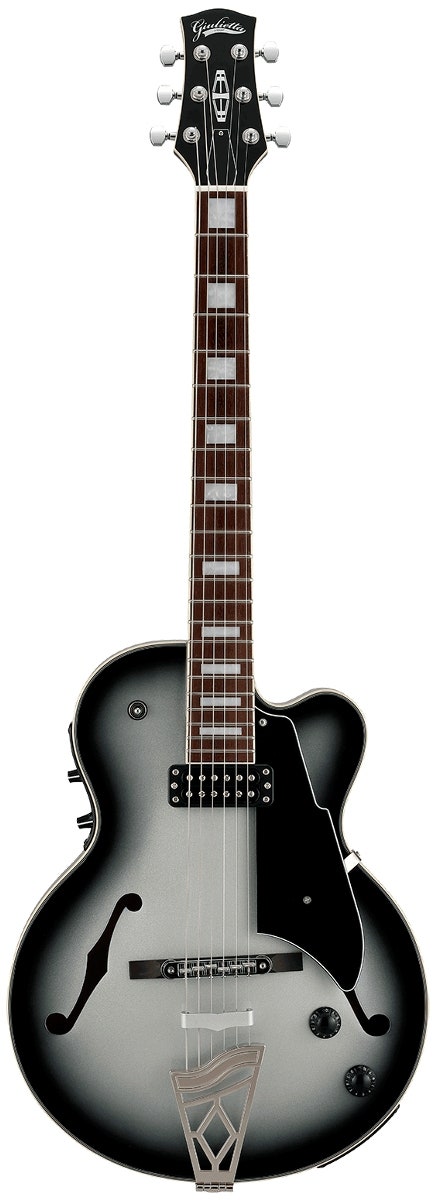 VOX Giulietta VGA-5TD Guitares électrique archtop , argent vieilli