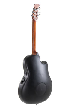 Ovation E-Acoustic guitares Celebrity Elite Plus Mid Cutaway - Lefthand Ruby Burst (CE44LX-1R-G)