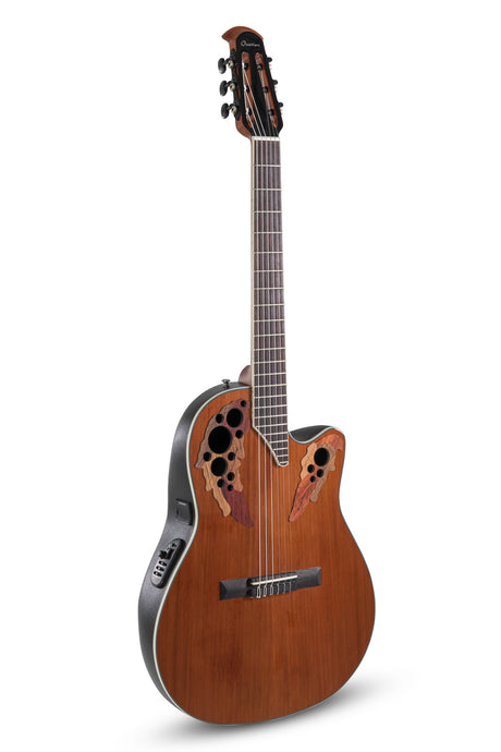 Ovation E-Acoustic classical guitar Celebrity MS Classic Nylon - Natural Gloss (CE44C-4A-G)