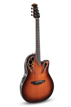 Guitares électro-acoustiques Ovation Celebrity Elite Super Shallow Cutaway - Sunburst (CE48-1-G)