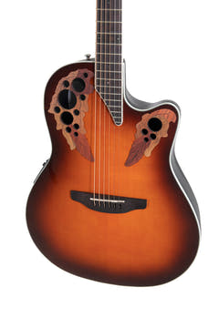 Guitares électro-acoustiques Ovation Celebrity Elite Super Shallow Cutaway - Sunburst (CE48-1-G)