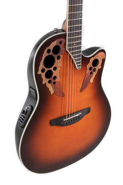 Guitares électro-acoustiques Ovation Celebrity Elite Super Shallow Cutaway - Sunburst (CE48-1-G)