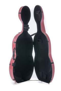GEWA Polycarbonate 4.6 étui de violoncelle 4/4, rouge