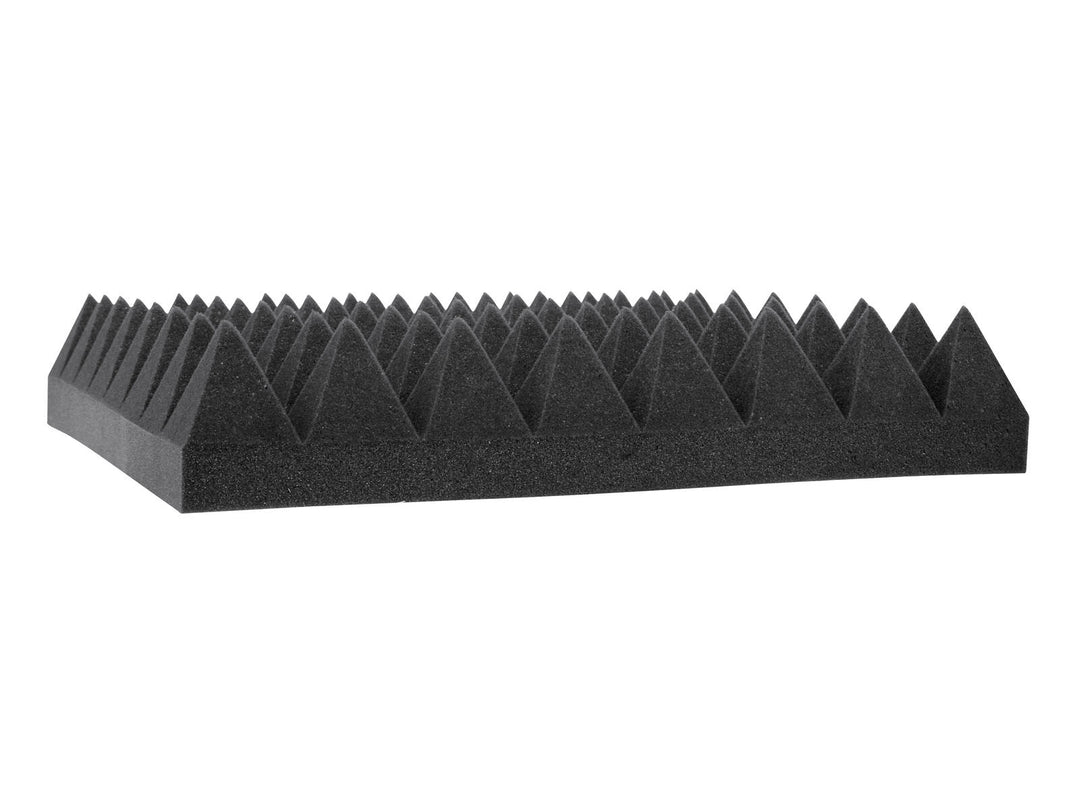 OMNITRONIC mousse acoustique, pyramide 100mm, 50x50cm