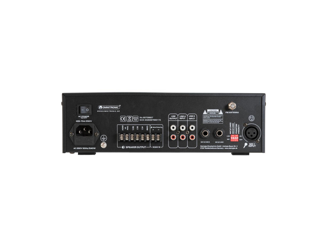 OMNITRONIC CPE-120P amplificateur de mixage PA