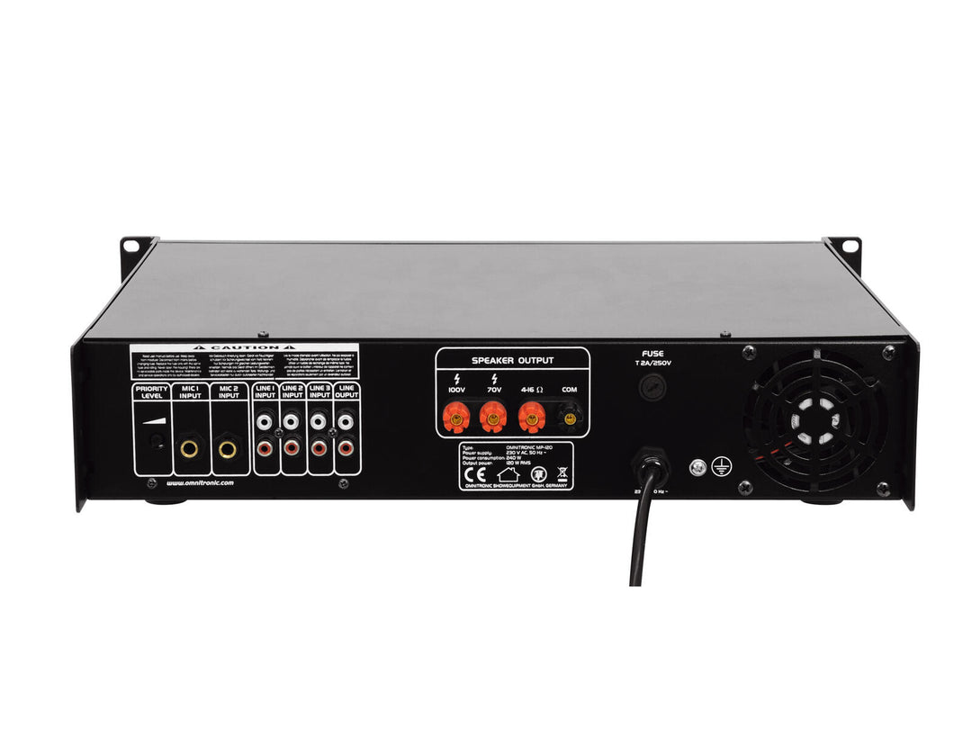 OMNITRONIC MP-120 amplificateur de mixage PA