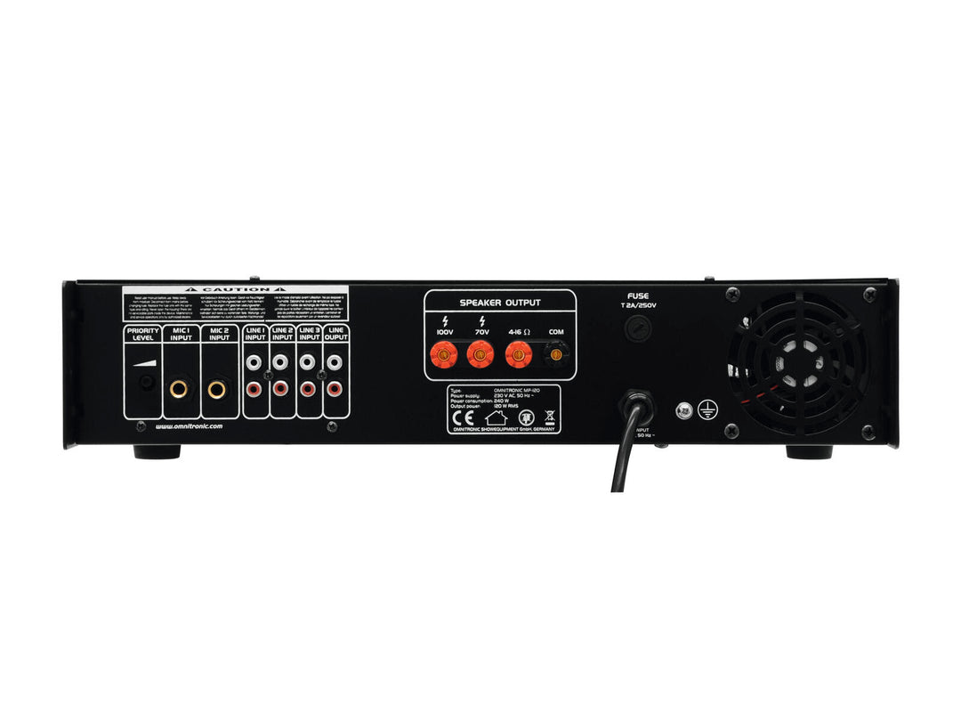 OMNITRONIC MP-120 amplificateur de mixage PA