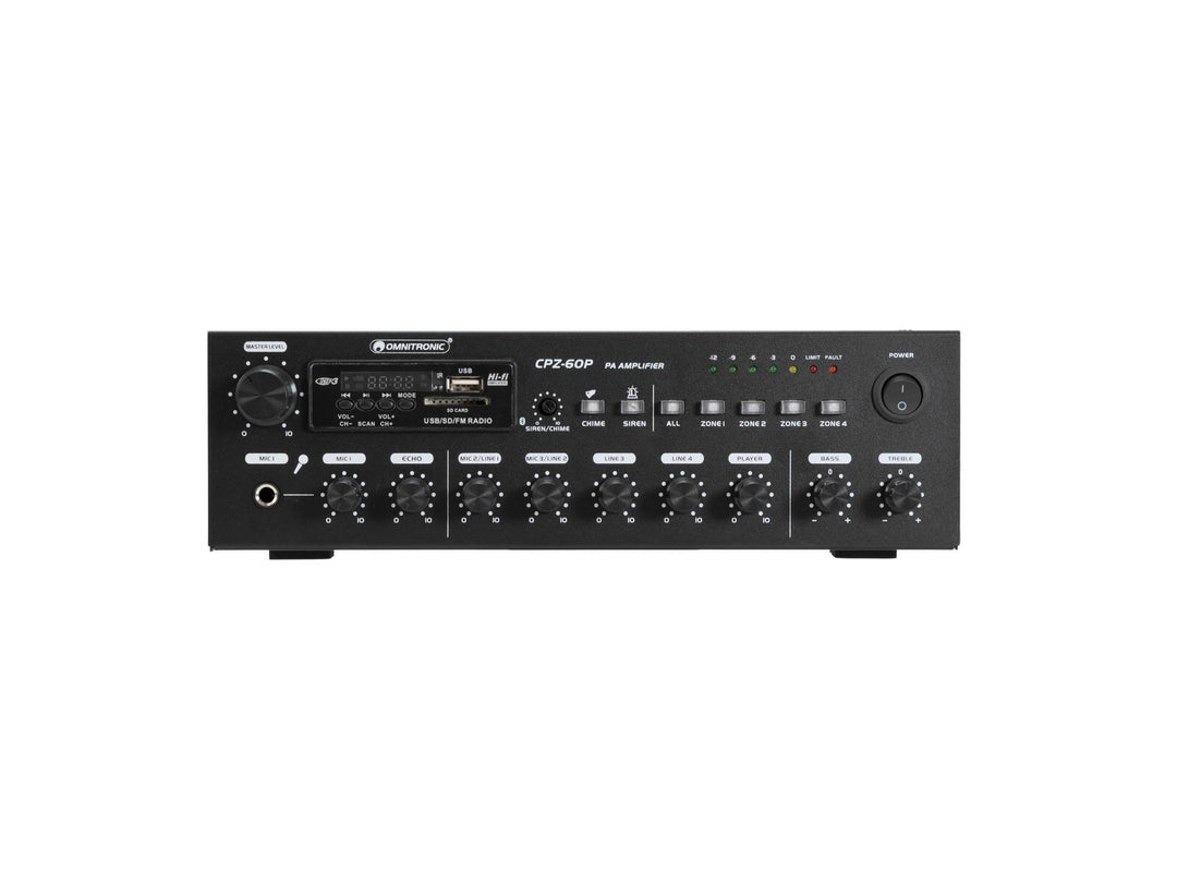 OMNITRONIC CPZ-60P Amplificateur de mixage PA