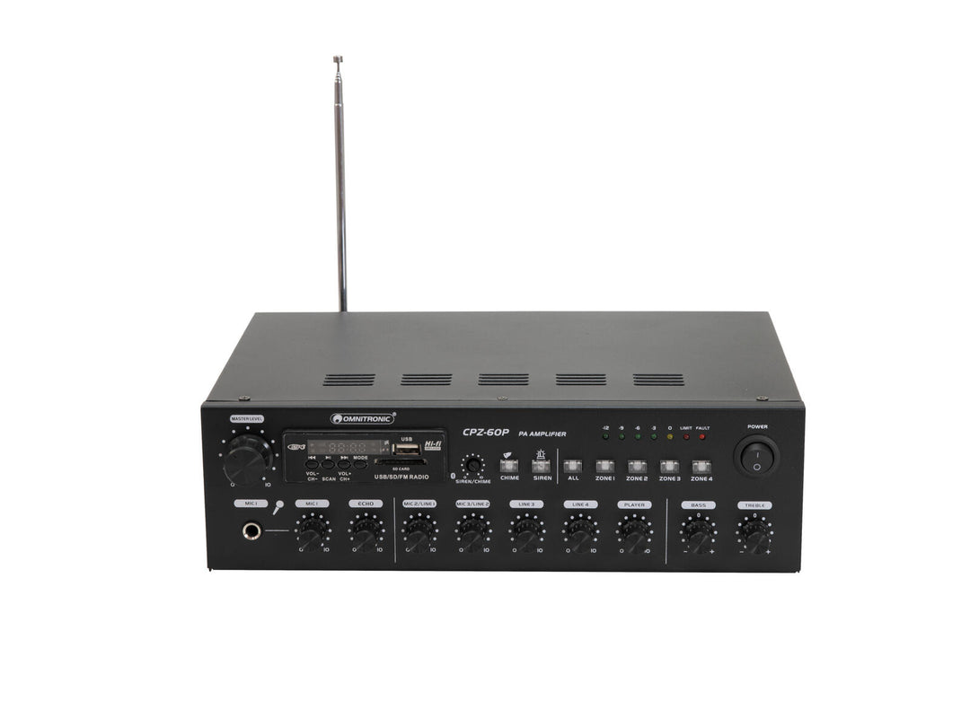 OMNITRONIC CPZ-60P Amplificateur de mixage PA