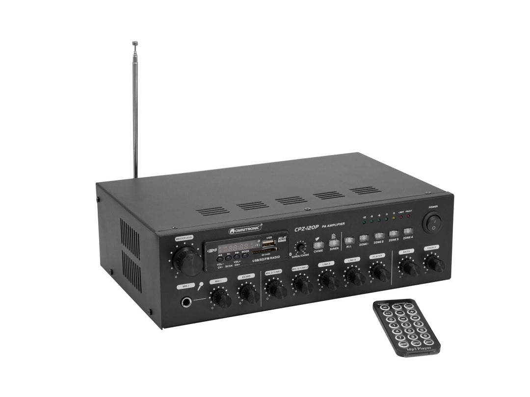 OMNITRONIC CPZ-120P Amplificateur de mixage PA