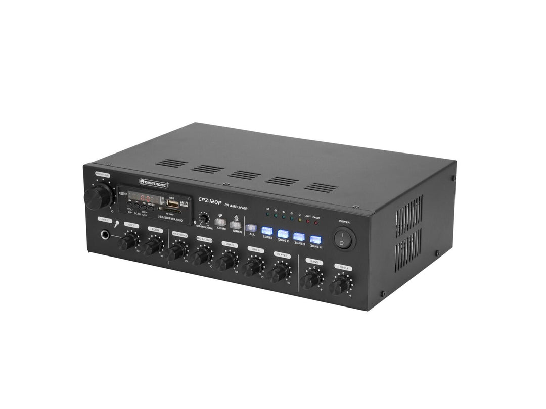 OMNITRONIC CPZ-120P Amplificateur de mixage PA