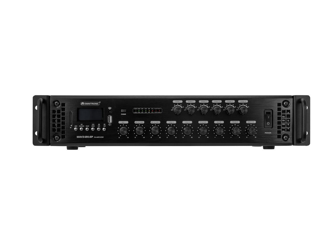 OMNITRONIC MAVZ-120.6P amplificateur de mixage PA