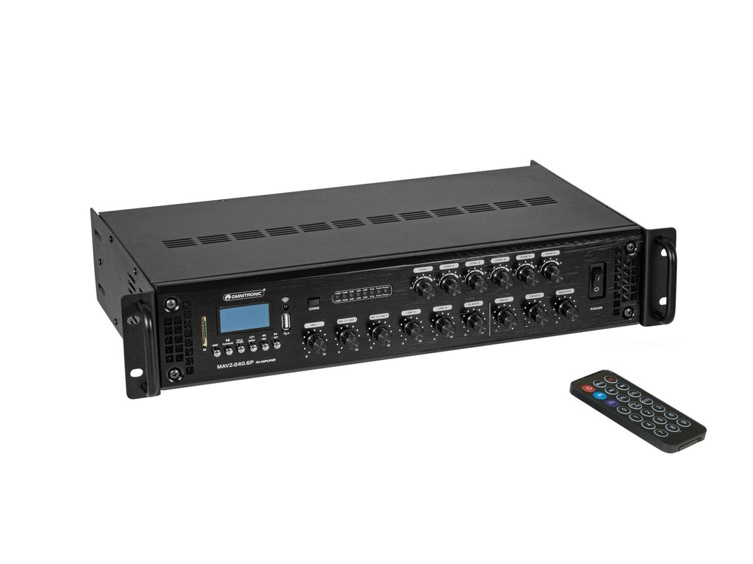 OMNITRONIC MAVZ-240.6P amplificateur de mixage PA