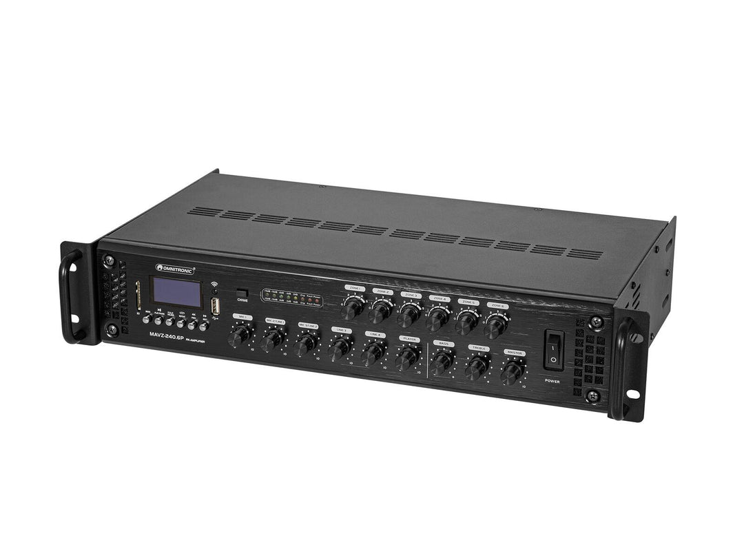 OMNITRONIC MAVZ-240.6P amplificateur de mixage PA