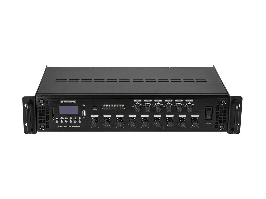 OMNITRONIC MAVZ-240.6P amplificateur de mixage PA