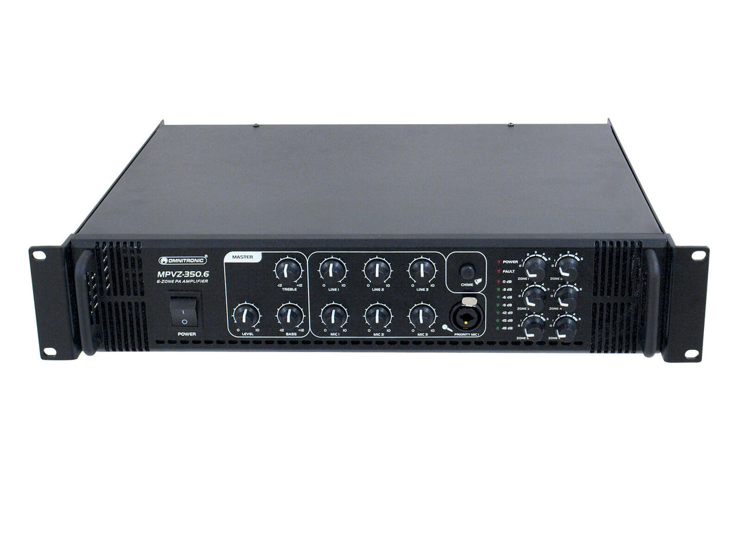 OMNITRONIC MPVZ-350.6 Amplificateur de mixage PA